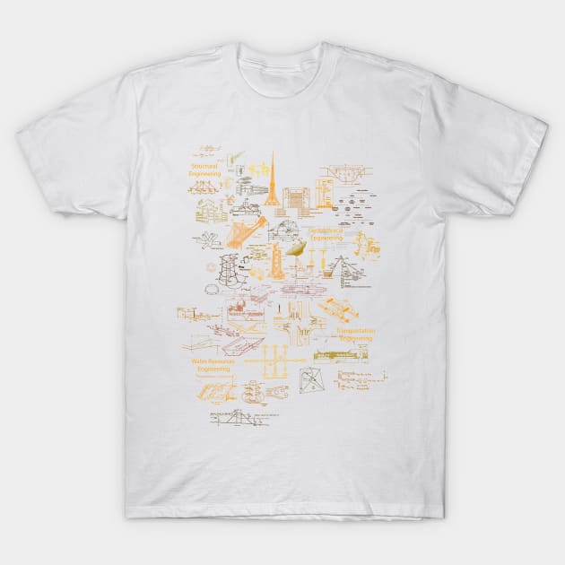 Civil engineer T-Shirt by Color D heaven